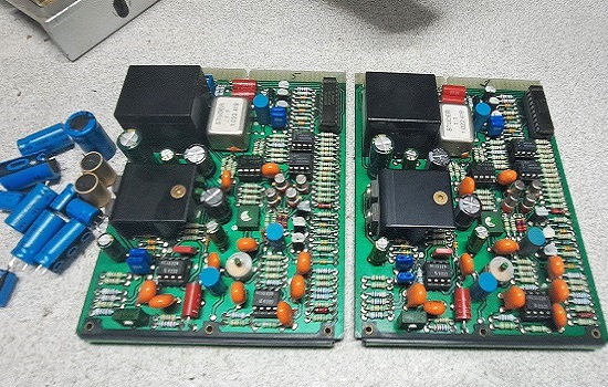 studer a-810 line amplifier capacitors replace